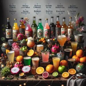 Bebidas com a letra E